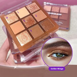 پالت سایه 9 رنگ شیگلم Golden Mirage