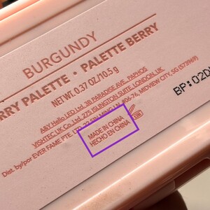پالت سایه چشم شیگلم Burgundy