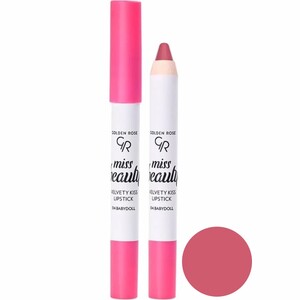 رژ لب مدادی گلدن رز Velvety Kiss میس بیوتی
