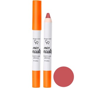 رژ لب مدادی گلدن رز Velvety Kiss میس بیوتی