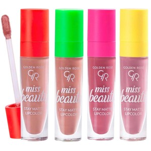 رژ لب مایع مات میس بیوتی Stay Matte گلدن رز 5.5ml