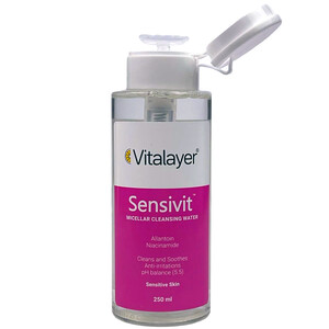 میسلار واتر پوست های حساس Sensivit ویتالیر 250ml