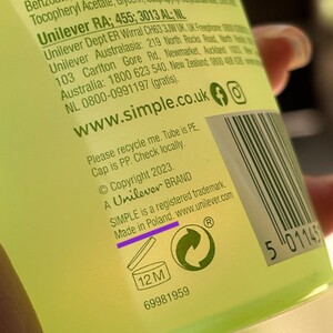 ژل شستشو صورت Refreshing سیمپل 150ml