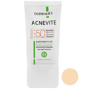 فلوئید ضد آفتاب رنگی آکنویت درمالیفت SPF50