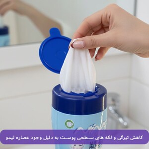 دستمال مرطوب پاک کننده آرایش نینو 70 عددی