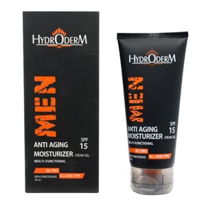 ژل کرم ضد چروک و مرطوب کننده آقایان هیدرودرم Spf15