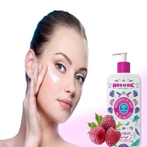 ژل کرم آبرسان آر یو اکی تمشک 500ml