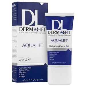 کرم ژل آبرسان درمالیفت پوست خشک و حساس 50ml