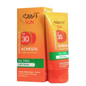 کرم ضد آفتاب رنگی SPF30 Acnesol آردن سان - بژ روشن