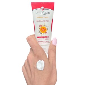 کرم ضد آفتاب ضد چروک سان سیف SPF50