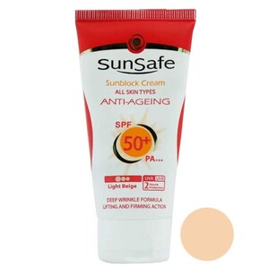 کرم ضد آفتاب رنگی ضد چروک سان سیف SPF50
