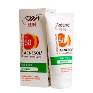 کرم ضد آفتاب بی رنگ Acnesol SPF50 آردن سان 50ml