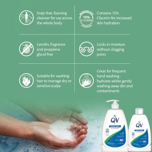 ژل شستشو پوست خشک و حساس کیووی Gentle Wash