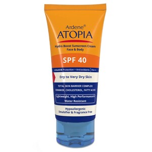 کرم ضدآفتاب رطوبت رسان پوست خشک SPF40 آردن آتوپیا 50ml