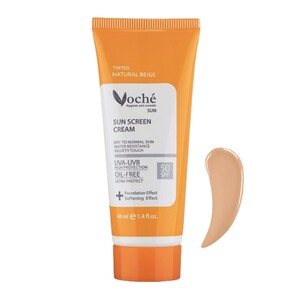 کرم ضد آفتاب رنگی پوست های خشک و معمولی SPF50 وچه 40ml