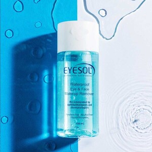 محلول پاک کننده تخصصی آرایش ضد آب چشم و صورت آیسول 150ml
