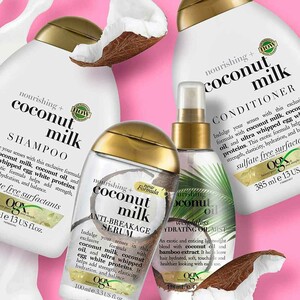 شامپو تغذیه کننده شیر نارگیل او جی ایکس 385ml