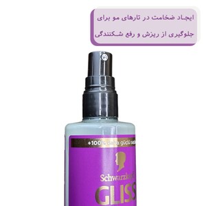 اسپری دو فاز ضد ریزش گلیس full hair wonder
