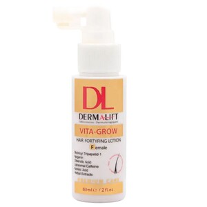 لوسیون تقویت کننده موی سر بانوان درمالیفت 60ml