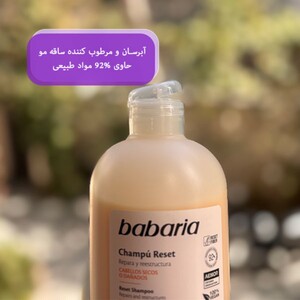 شامپو ترمیم کننده مو خشک باباریا 500ml