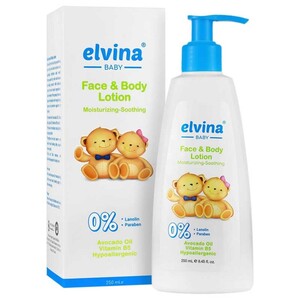 لوسیون صورت و بدن کودک الوینا 250ml