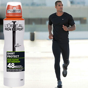 اسپری ضد تعریق مردانه 48 ساعته Shirt Protect لورال 250ml