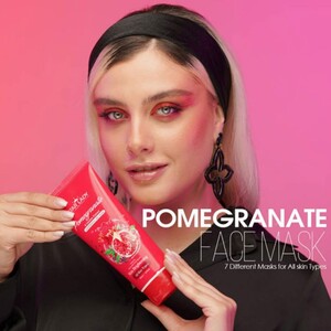 ژل ماسک صورت استار لیدی روشن کننده حاوی عصاره انار 175ml