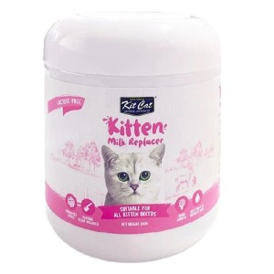 شیر خشک بچه گربه کیت کت جایگزین شیر مادر Kit Cat Kitten Milk Replacer وزن 200 گرم