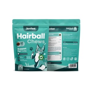 تشویقی جویدنی گربه بونست مدل ضد گلوله مویی Bonnest Cat Hairball Chews وزن 150 گرم