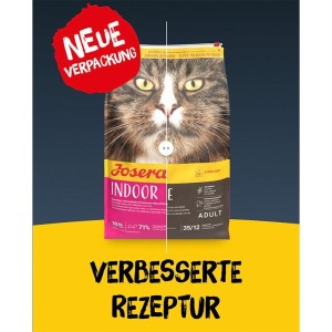 غذای خشک گربه عقیم شده جوسرا مناسب فعالیت کم Josera Indoor وزن 10 کیلوگرم