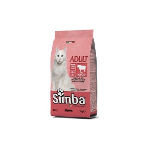 غذای خشک گربه مونژ مدل سیمبا طعم گوشت گاو Monge simba Cat Beef وزن 2 کیلوگرم