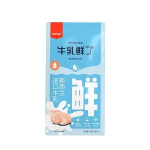 بستنی گربه ونپی با طعم مرغ در شیر سفارش چین Wanpy Cat Treat بسته 5 عددی