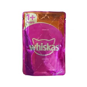 پوچ گربه ویسکاس با طعم بوقلمون Whiskas Cat Pouch وزن 85 گرم