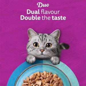 پوچ گربه ویسکاس با طعم میکس ماهی‌های دریایی Whiskas Duo Ocean Delights in jelly بسته 12 عددی