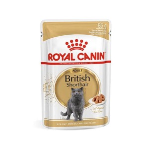پوچ گربه مو کوتاه نژاد بریتیش رویال کنین Royal Canin Cat Pouch وزن 85 گرم