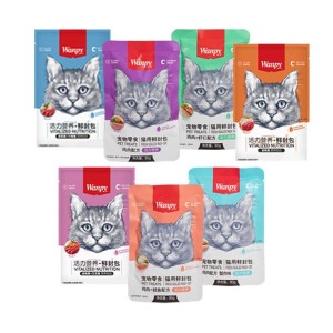 بسته پوچ گربه ونپی سفارش چین Wanpy Pouch Pack مجموعه 7 عددی