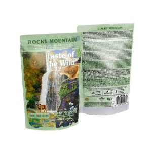 پوچ گربه تیست آف د وایلد با طعم مرغ و ماهی Taste of the Wild Cat Rocky Mountain Chunks in Gravy وزن 85 گرم