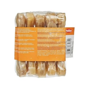 تشویقی استخوانی سگ نوبی با طعم گوساله Nobby Dog chews 8cm بسته 5 عددی