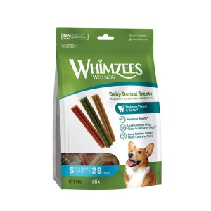تشویقی سگ نژاد کوچک ویمزیس Whimzees Stix Small بسته 4+24 عددی