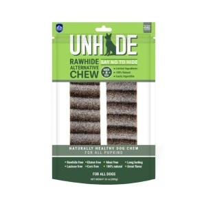 تشویقی جویدنی سگ هیمالین با طعم بادام زمینی Himalayan Unhide Rawhide Alternative Chew Large وزن 283 گرم