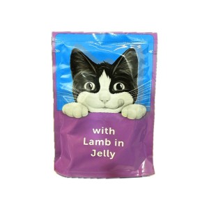 پوچ گربه فلیکس با طعم گوشت بره در ژله Felix With Lamb in Jelly وزن 85 گرم