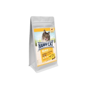 غذای خشک گربه با طعم گوشت مرغ هپی کت Minkas HairBall Control وزن 1 کیلوگرم
