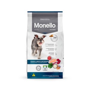 غذای خشک سگ مسن عقیم شده مونلو با طعم مرغ و برنج Monello Special Premium Sterilised Senior Dog وزن 15 کیلوگرم