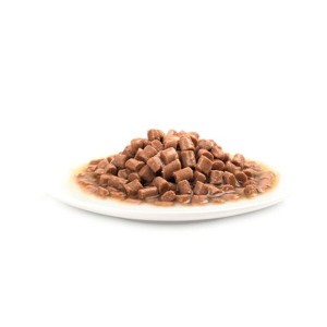 کنسرو غذای گربه ونپی با طعم گوشت گاو Wanpy Chunks in Gravy وزن 400 گرم