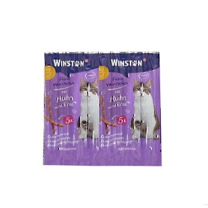 اسنک تشویقی گربه وینستون با طعم مرغ و اردک Winston Cat Treat بسته 10 عددی