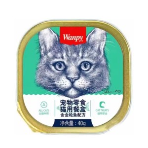غذای کاسه ای گربه ونپی با طعم ماهی تن Wanppy Tuna Mousse وزن 40 گرم