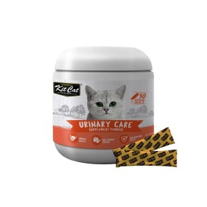 پودر مکمل گربه کیت کت مخصوص سلامت مجاری ادرار KitCat Urinary Powder بسته 30 عددی