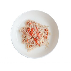کنسرو غذای گربه کیت کت با طعم مرغ و خرچنگ KitCat Chicken & Crabstick وزن 80 گرم