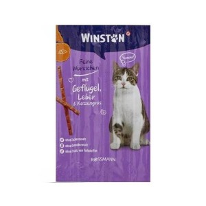 اسنک تشویقی گربه وینستون با طعم مرغ و جگر Winston Chicken & Liver بسته 5 عددی