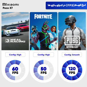 گوشی موبایل شیائومی مدل Poco X7 دو سیم کارت ظرفیت 256 گیگابایت و رم 8 گیگابایت - گلوبال